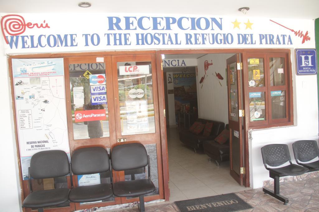 Refugio Del Pirata Hostel Paracas Ngoại thất bức ảnh